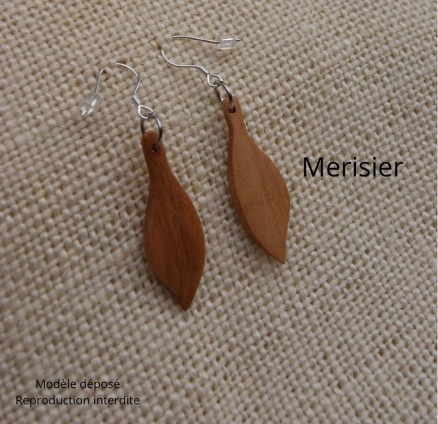 ohrringe schmuck holz handwerkliche herstellung esche