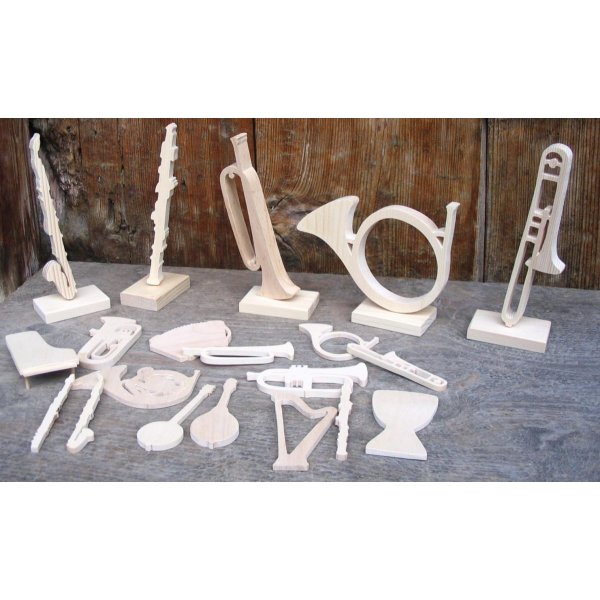 Figurine marque place guitare mariage theme musique, Holz, handgefertigt