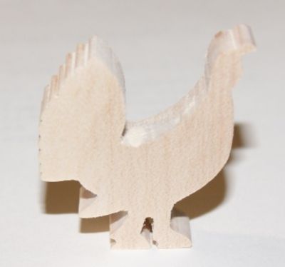 Figurine Auerhuhn, Auerhahn aus Holz