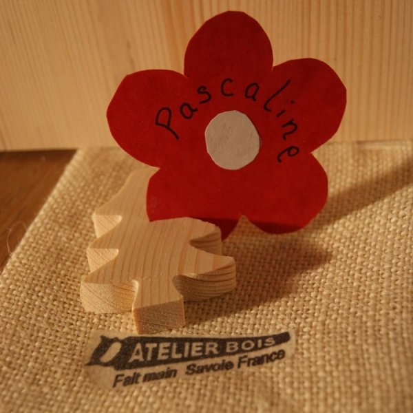 Namensschild Tannenbaum aus massivem Fichtenholz, wiederverwendbar, zum Dekorieren, pro 10 St&uuml;ck, Namensschild Weihnachtstisch Hochzeitsthema Natur Berge Wald Baum handgemacht