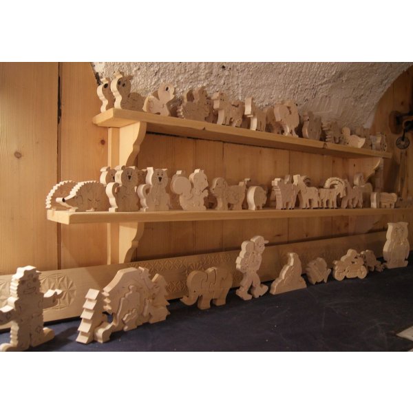 Holzpuzzle Marienk&auml;fer 3-teilig Buche, der Gartenfreund