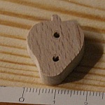 Erdbeerknopf 20mm zum Dekorieren und N&auml;hen