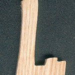 Zahl 4 aus Holz 5 cm zum Anmalen, Aufkleben