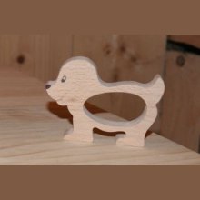 Serviettenring Hund handwerkliche Herstellung Massivholz