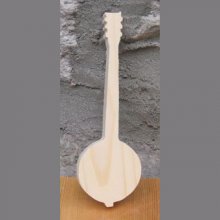 Banjo aus Massivholz ht15cm handgefertigt Musikdekoration, Musikergeschenk, Musik