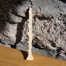 Klarinette aus massivem Fichtenholz 15cm, handgefertigt