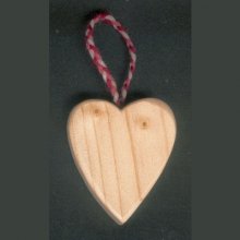 Kleines Holzherz zum Aufhängen Valentinstag